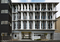 岡山市立西小学校　西側外観